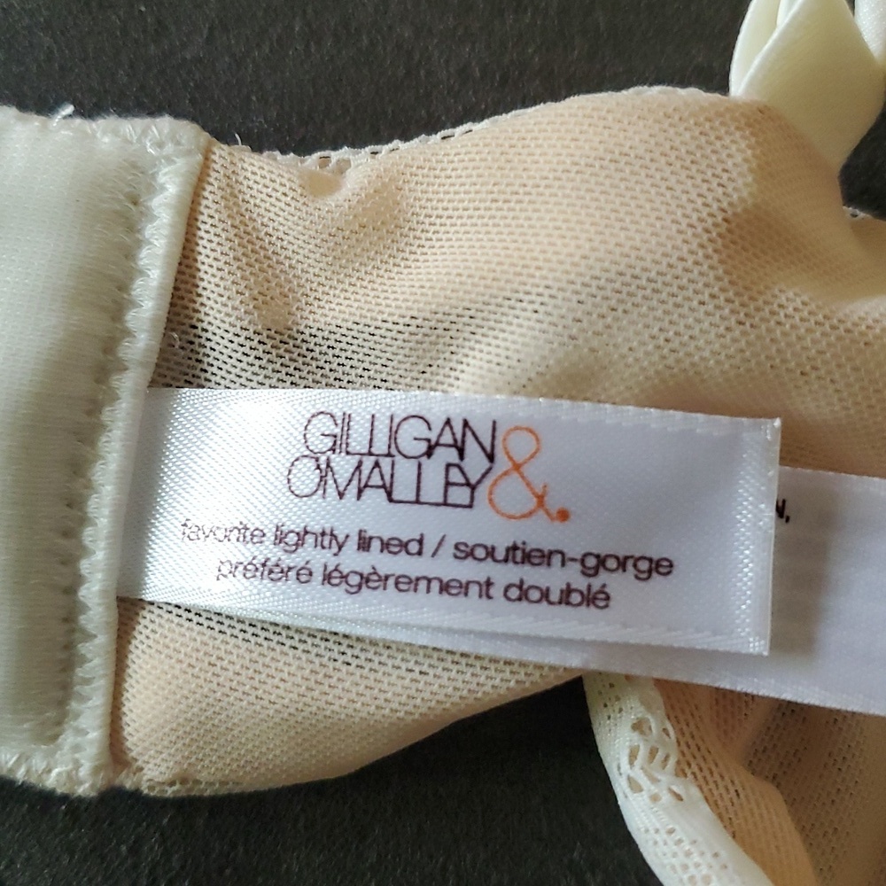 Gillian & O'malley Elegant Cream Lace Bra Size 40C - Picture 7 of 8